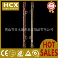 别墅旋转纹大门拉手 古典拉手批发 优质不锈钢木门拉手