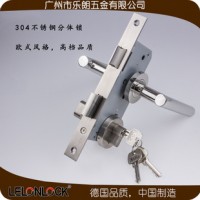 不锈钢门锁 分体执手锁 高端防火锁  欧标分体锁